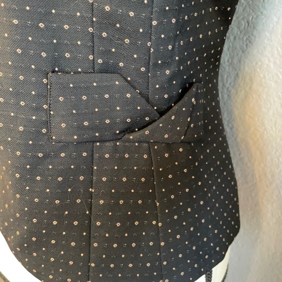 Rebecca Taylor Wool/Silk Blend Black Blazer - Picture 4 of 12